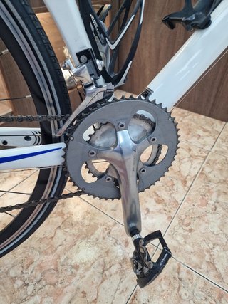 Bicicleta Carretera Giant Def 9 Blanca Carbono Talla L