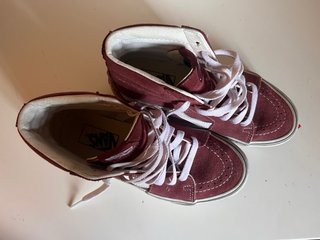 Zapatillas Vans Altas Rojas