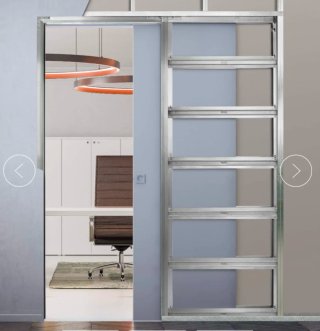 Casoneto metálico Eclisse para puerta corredera