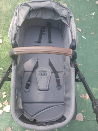 Carrito de bebé gris Kinderkraft