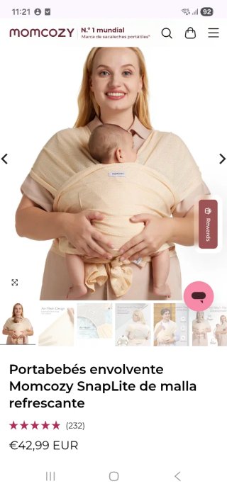 Portabebés Momcozy