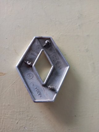 Emblema Renault Diamante Cromado