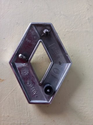 Emblema Renault Diamante Cromado