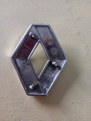 Emblema Renault Diamante Cromado