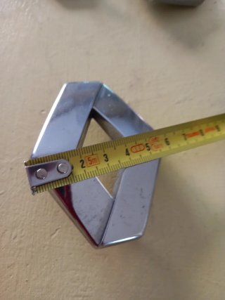 Emblema Renault Diamante Cromado
