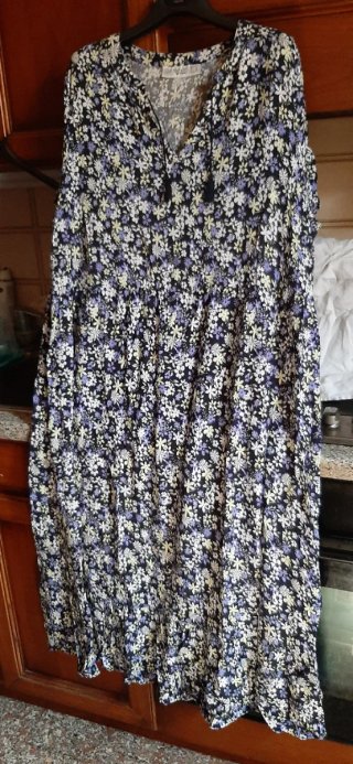 Abito donna viscosa Janina Curved TG.58