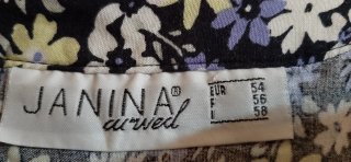 Abito donna viscosa Janina Curved TG.58