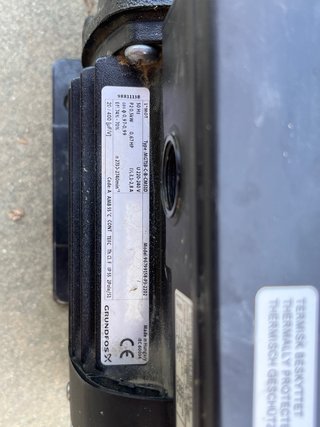 Bomba de agua Grundfos