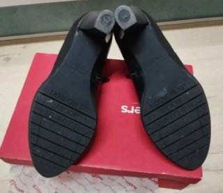 Botines tacón negros