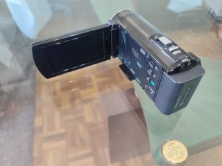 Cámara de vídeo Sony negra