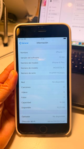 iPhone 6 Plus Plata