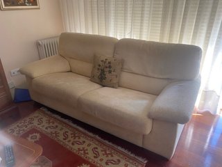 Sofá de 3 plazas beige