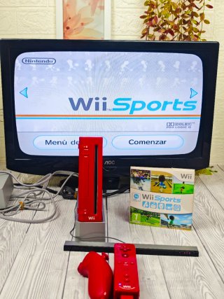 Consola Nintendo WII Ed New Super Mario Bros Roja