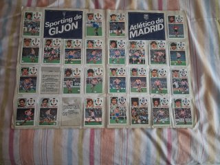 Album liga este 83 84 con 257 cromos