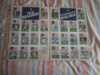 Album liga este 83 84 con 257 cromos