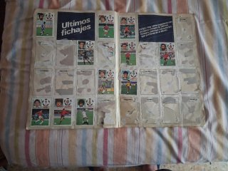 Album liga este 83 84 con 257 cromos