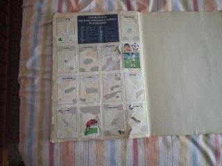 Album liga este 83 84 con 257 cromos