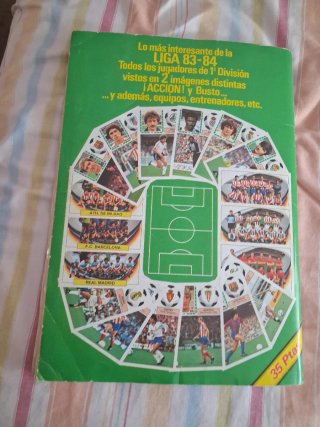 Album liga este 83 84 con 257 cromos