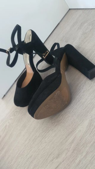 Zapatos de fiesta negros tacón T39