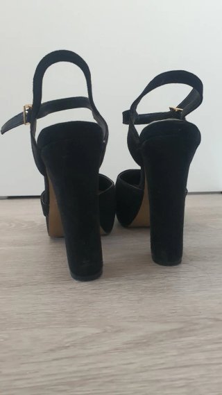 Zapatos de fiesta negros tacón T39