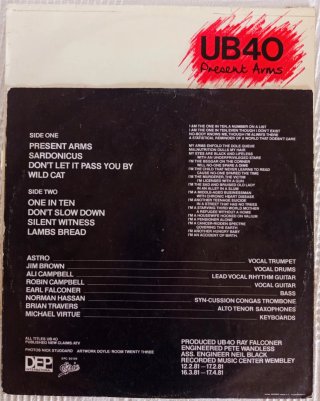 UB40 - Present Arms Vinilo
