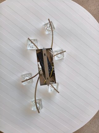 Lámparas de techo moderna cristal y metal