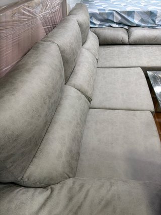 Sofá Chaise Longue L Gris Beige