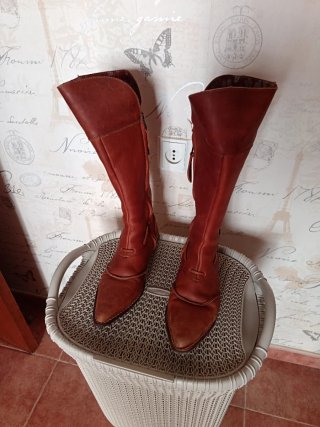 Botas cuero Marrones Talla 38-39