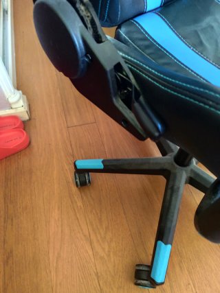 Silla Gamer Negra y Azul