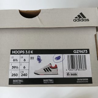 Zapatillas NUEVAS Adidas Hoops 3.0 K Talla 39 1/3