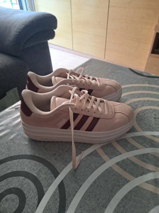 Zapatillas Adidas Mujer Rosa y Blancas