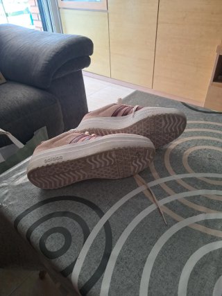 Zapatillas Adidas Mujer Rosa y Blancas