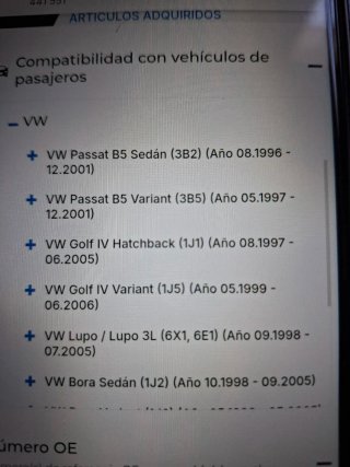 Inyector Bomba Audi, Skoda, VW, Seat