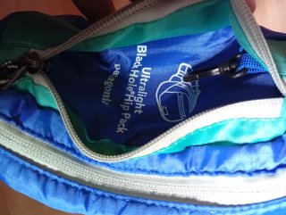 Borsa a spalla Patagonia Blu e Verde 1L