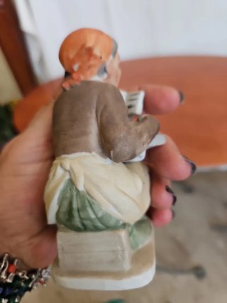 Statuetta porcellana di Capodimonte vintage donna