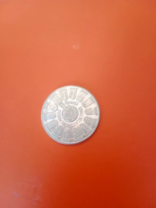 Naranjito España 82 medalla moneda de plata