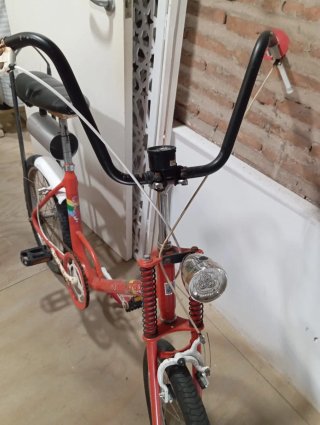 Bicicleta Motoreta Roja