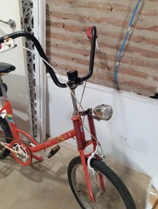 Bicicleta Motoreta Roja