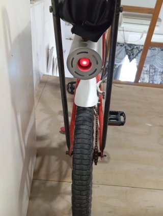 Bicicleta Motoreta Roja