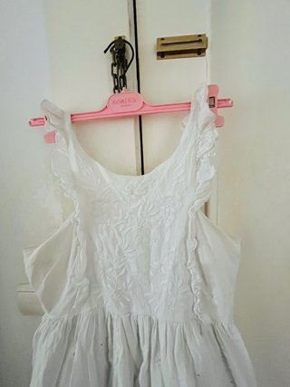 Vestido bordado Zara Talla M