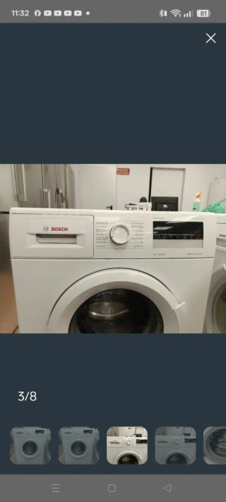Lavadora Bosch Carga 7kg
