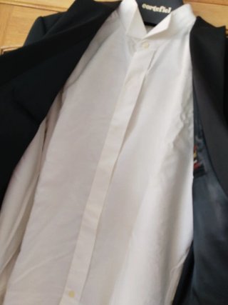 Traje de smoking negro hombre