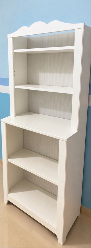 Estantería blanca madera
