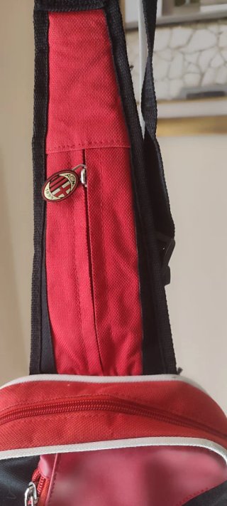 Marsupio Milan rosso e nero