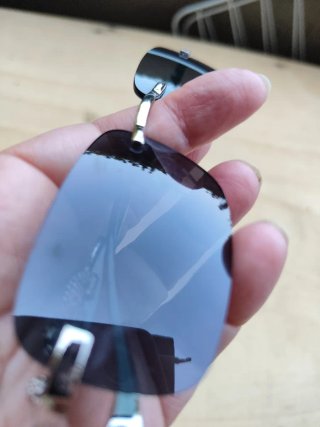 Occhiali da sole rimless pantera (o ghepardo)