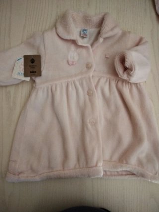 Cappottino bimba lana merino 1 anno