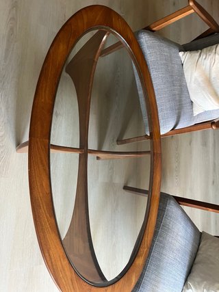 Mesa Gplan Astro Ovalada midcentury