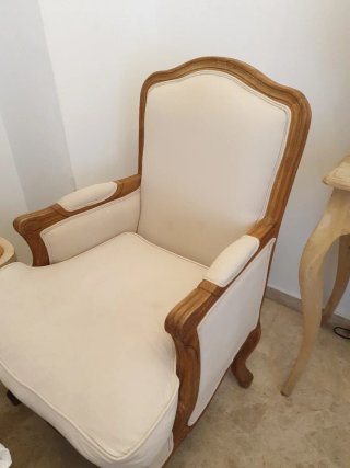 Sillón estilo francés Maisons du Monde