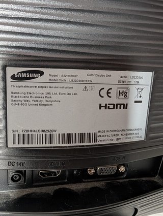 2 Monitores Samsung Negros