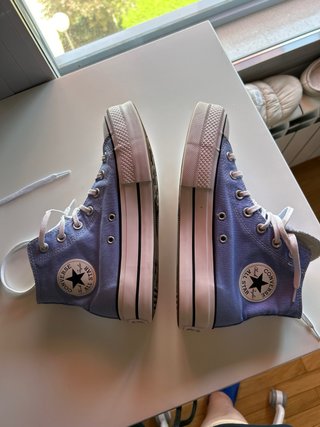Converse All Star plataforma azul